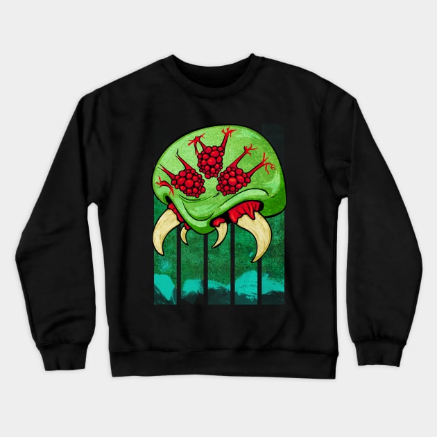 The Great Galactic Parasite Crewneck Sweatshirt by Beanzomatic